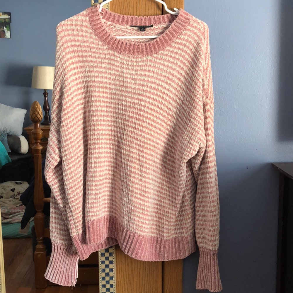 Plush chunky knit sweater